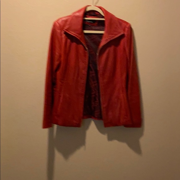 Jones New York Leather Jacket - Picture 1 of 6